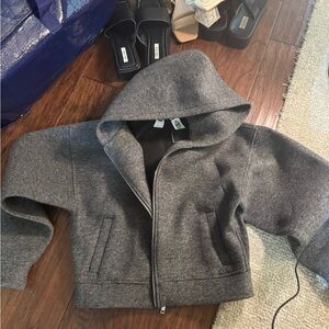 TNA Charcoal Hooded Jacket